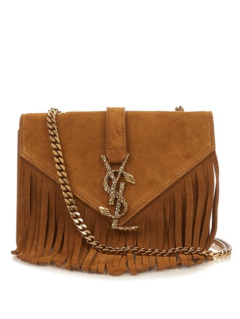 ysl brown purse